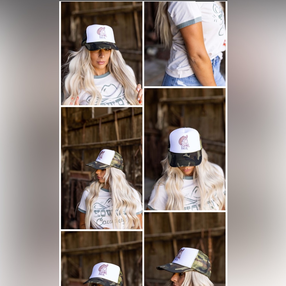 Be your own kind of cowgirl custom Trucker hat